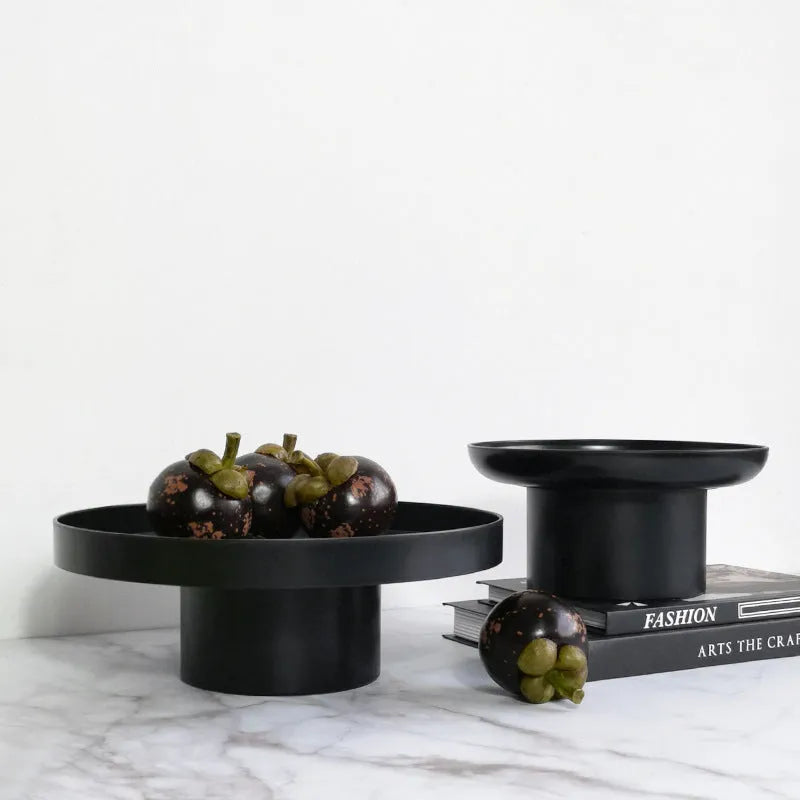 White small size minimalist ABS desktop storage tray on a clean desk surface