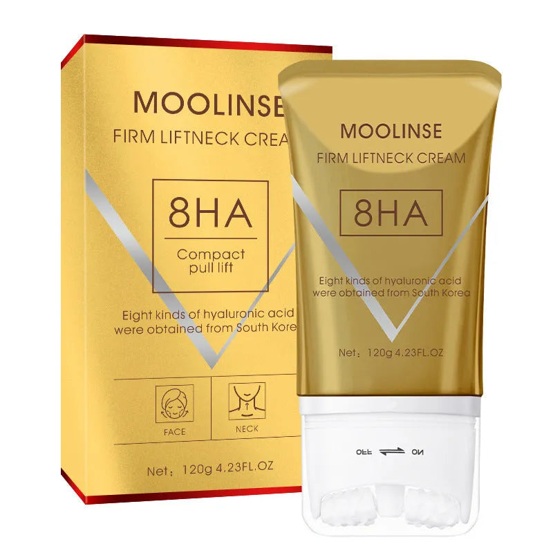 120ml lifting and firming neck cream with massage properties in container