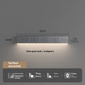 Induction lamp rail socket movable track socket black colour aluminium alloy shell