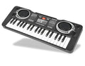 Black plastic 37-key electronic organ toy for children aged 4-6