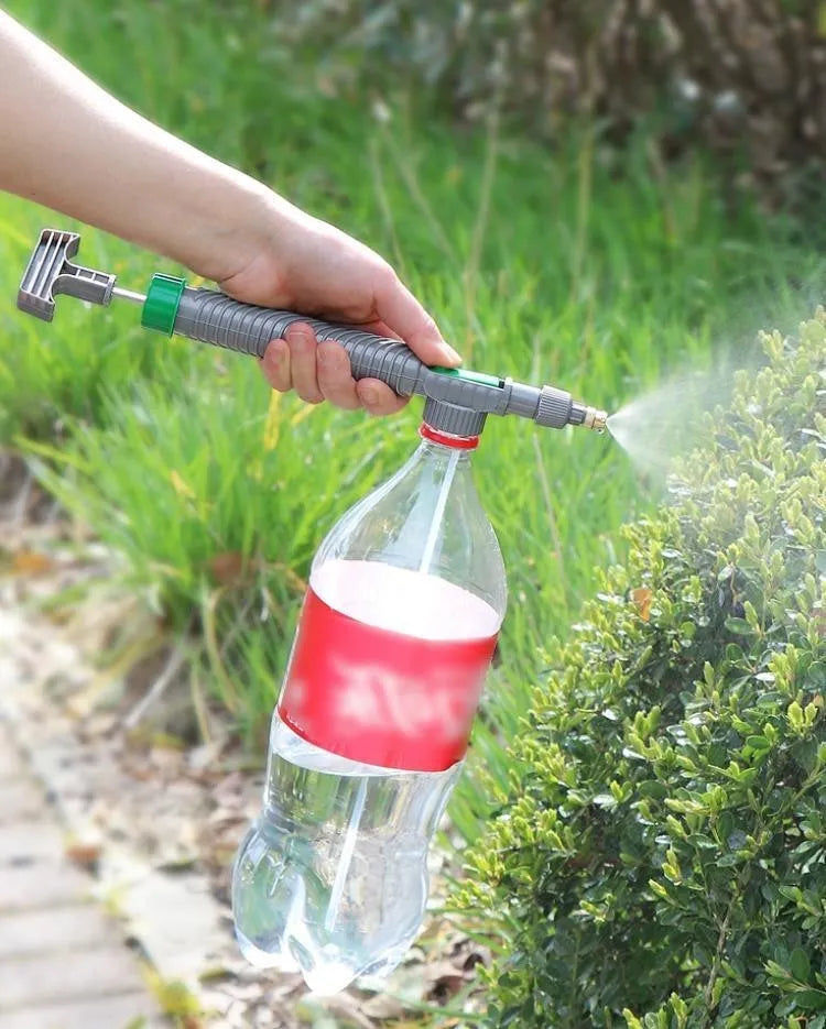 Universal watering sprayer nozzle attachment with 30cm tube for beverage bottles