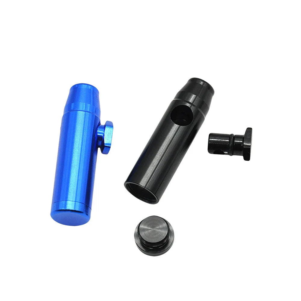 Aluminium alloy cigarette holder with bullet snuff design in multiple colour options