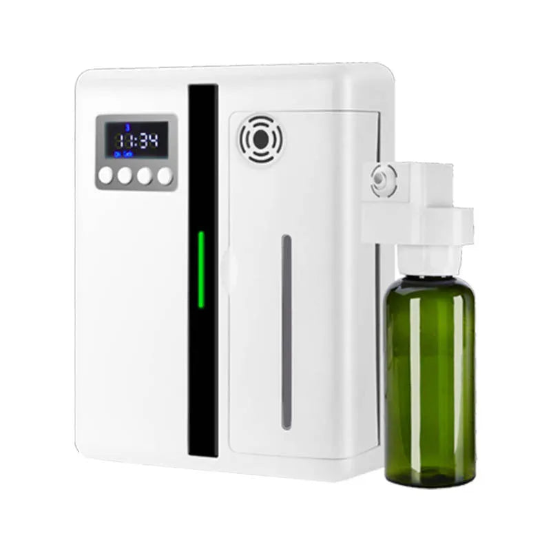 AF-05 waterless scent diffuser 160ml in black, compact 173x72x220mm for hotel lobby use