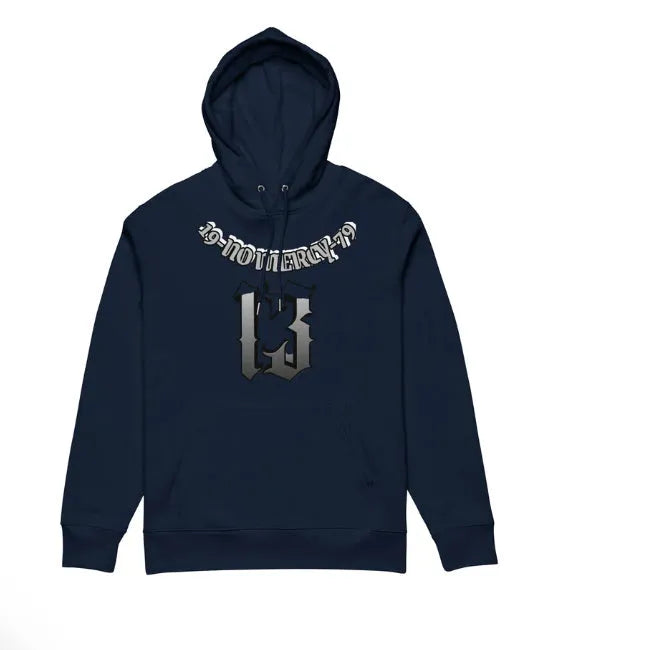 Hooded fleece-lined pullover sweater for business team uniforms in neutral colours