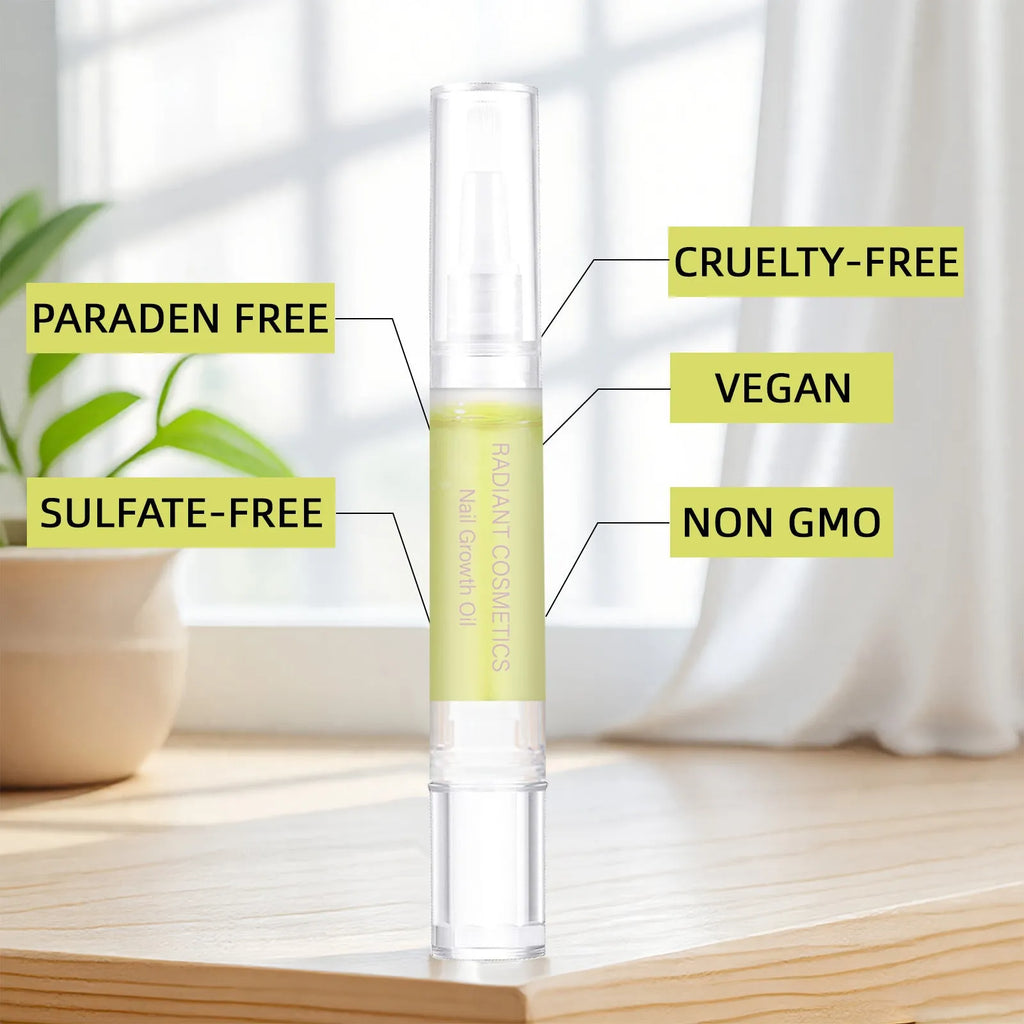 3ml nail growth oil bottle for export with wash-free treatment formula
