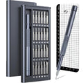 Compact 25-in-one magnetic screwdriver set with chrome vanadium steel bits and ABS handle.