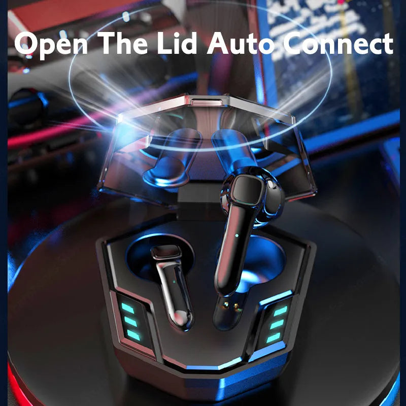 M59 wireless gaming headset with Bluetooth, low latency, and motion control in minimalist design