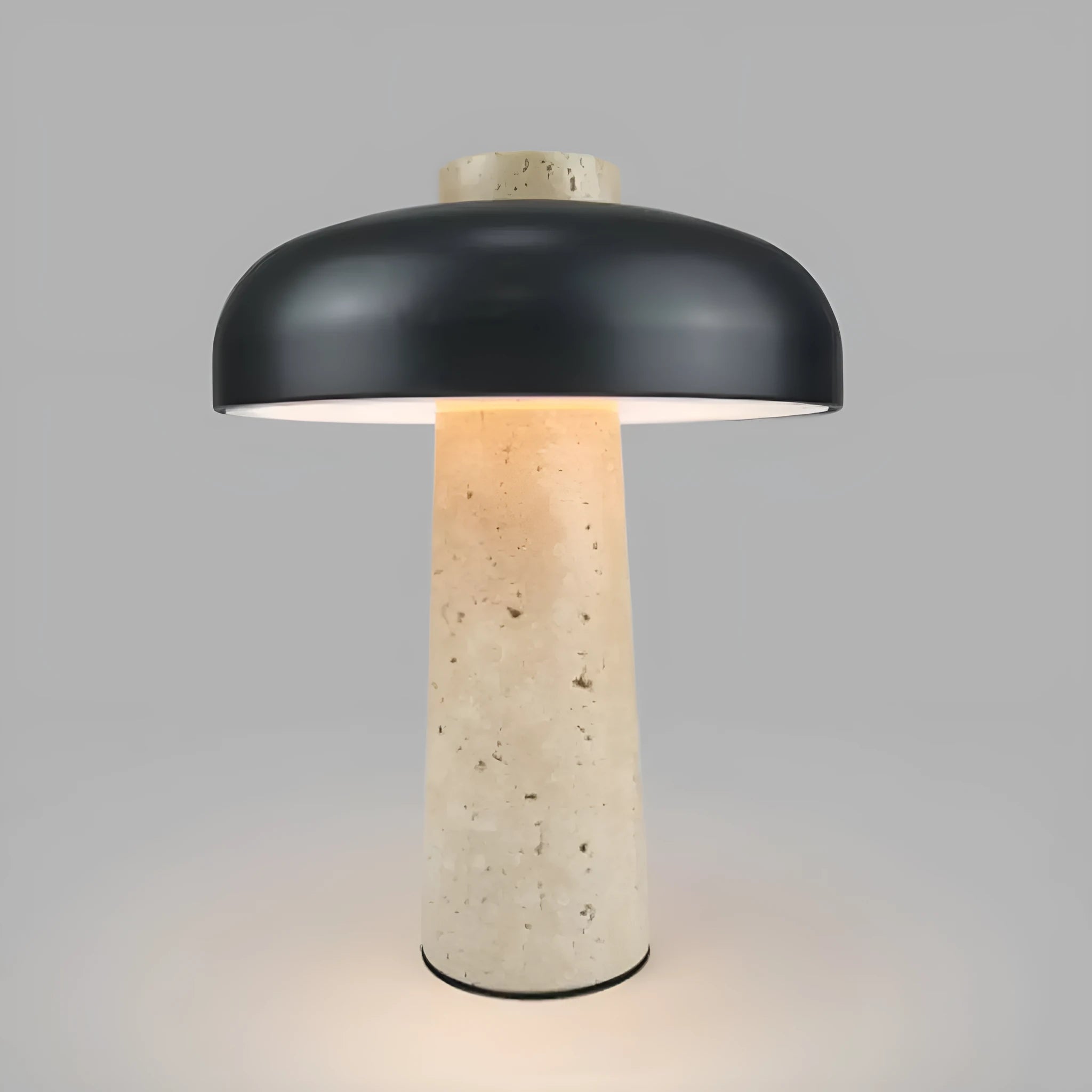 Alloy metal LED desk lamp with touch dimmer switch and Type-C charging port.