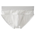 Men's lace briefs with mid-rise waist and U pouch design in multiple colour options