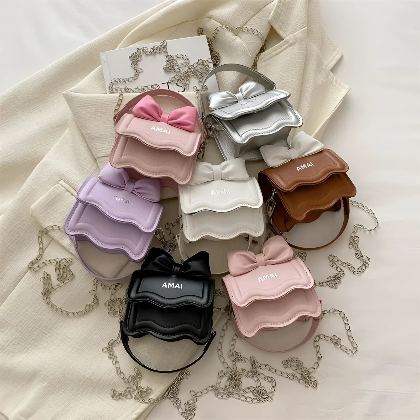 Mini crossbody bag in seven colour options with single shoulder strap