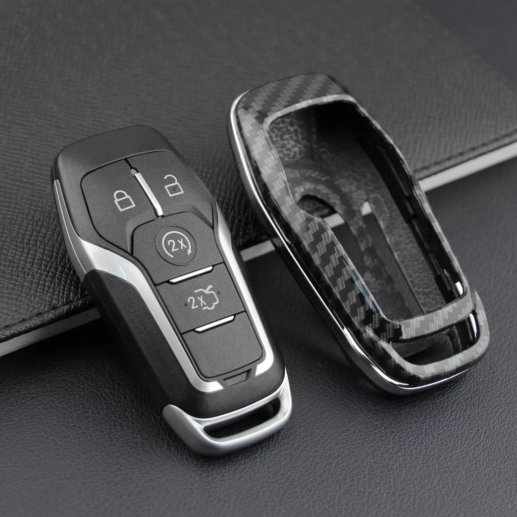Plastic car key remote protective shell with optional buckle for vehicle key fob protection