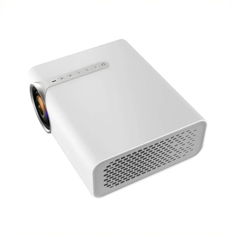 YG530 mini mobile phone projector with LED lens showing wireless same-screen projection functionality