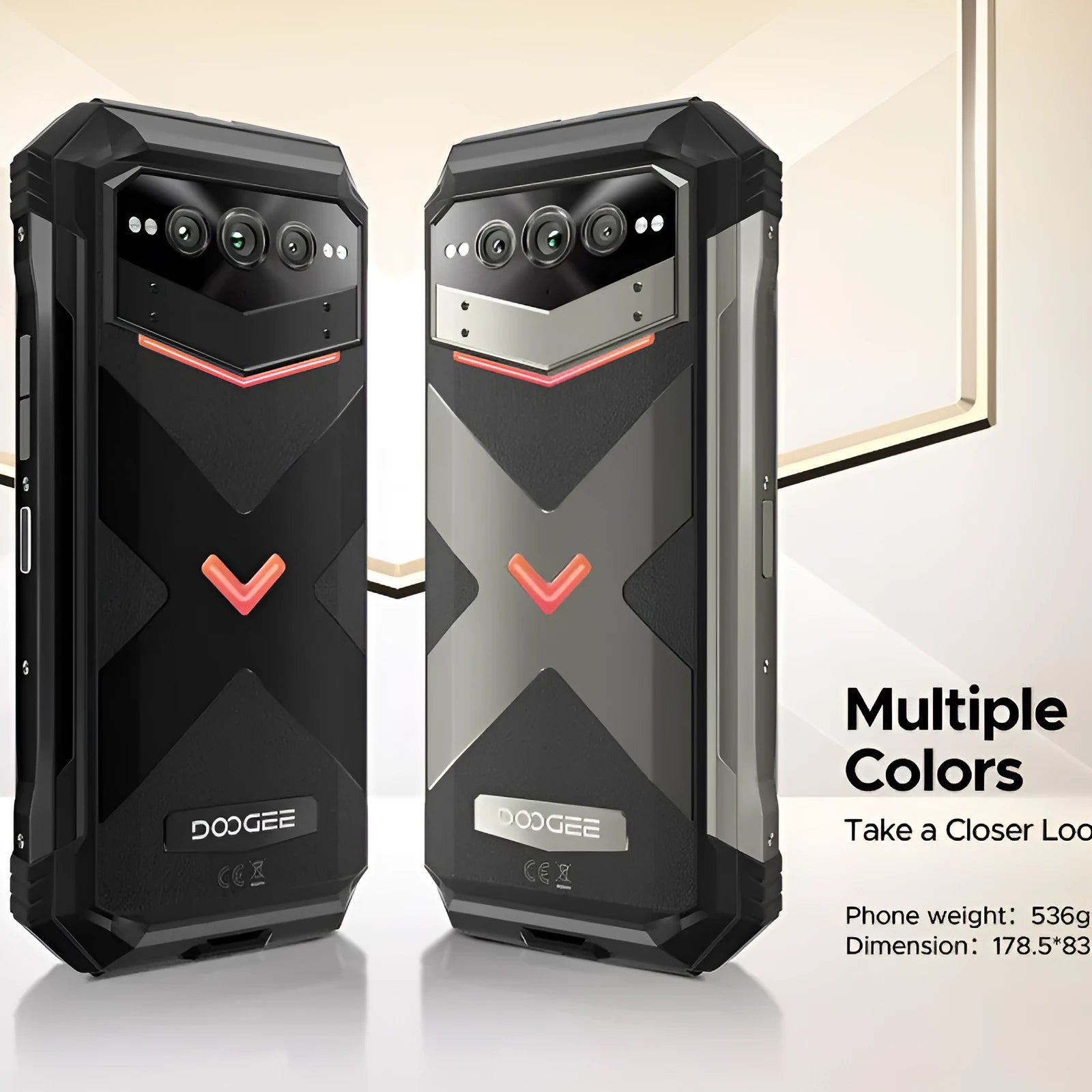 VMAX PRO Mobile Phone smartphone in black or grey with 5.5-inch touchscreen display