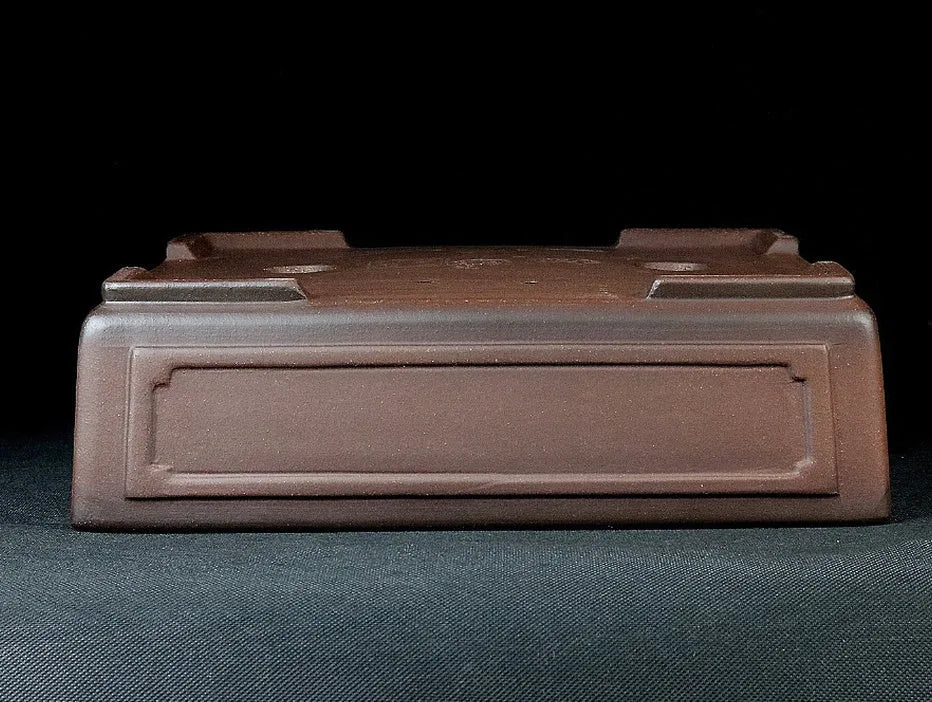 Handmade Yixing purple clay bonsai flowerpot 30cm purple sand finish for flowers and green plants