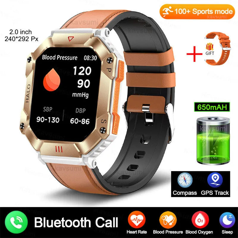 Android GPS fitness smart watch with titanium alloy case and multiple strap options on wrist