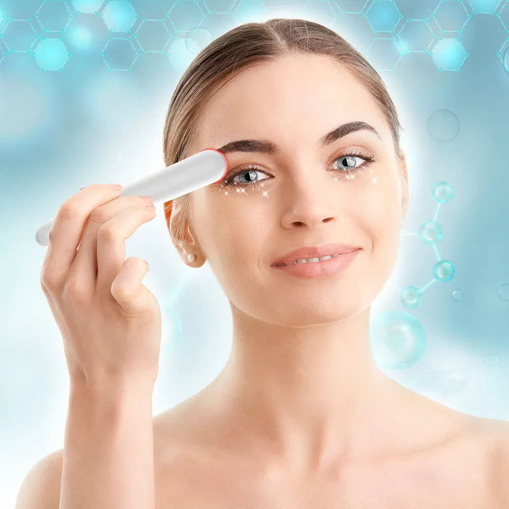 Beautefas portable eye massager white colour induction strip device 148mm length