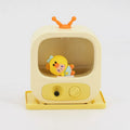 Creative Home Desktop Small TV Shape Humidifier with Atmosphere Lights in pink