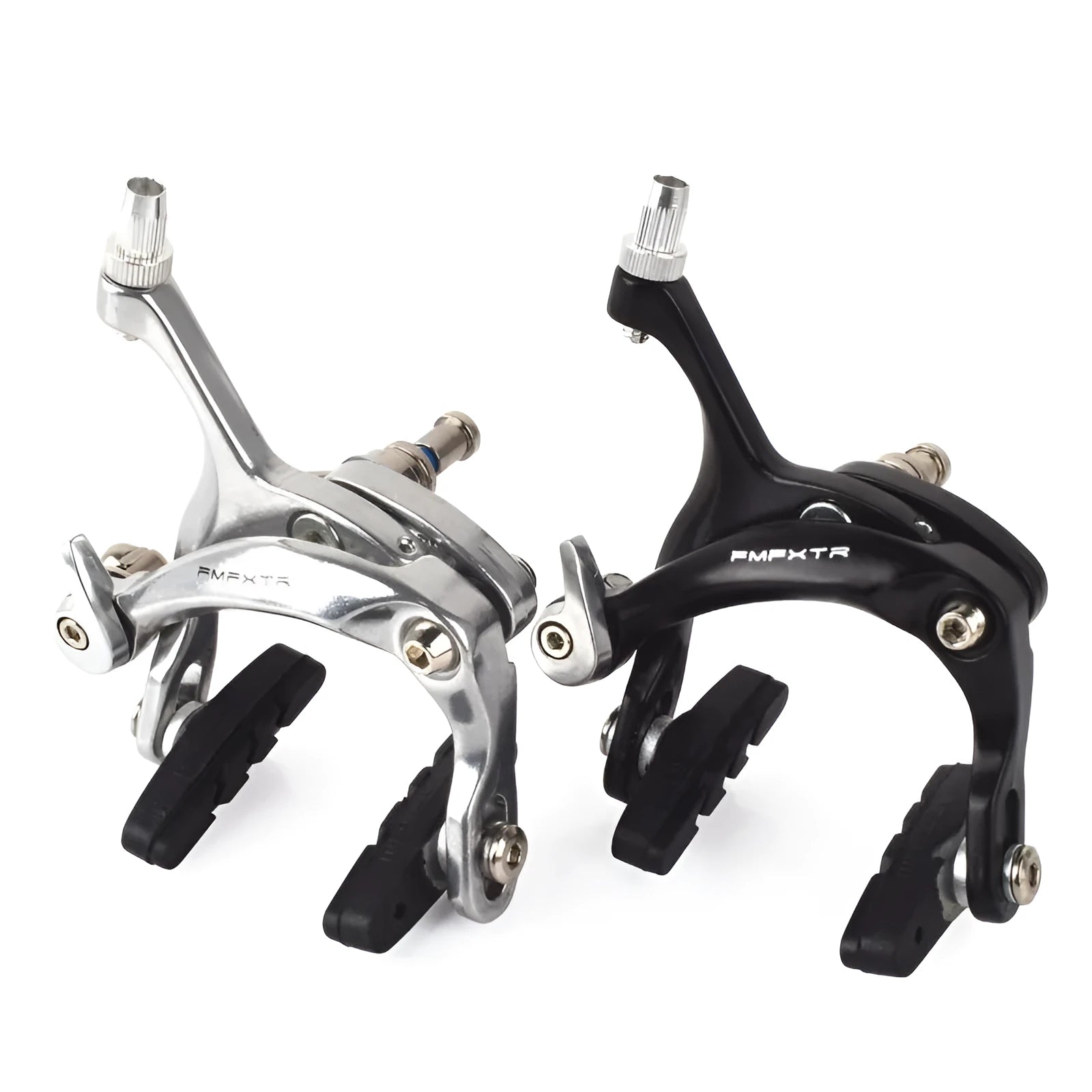U-shaped metal bicycle brake clamp kit for road bike and fixed gear modifications