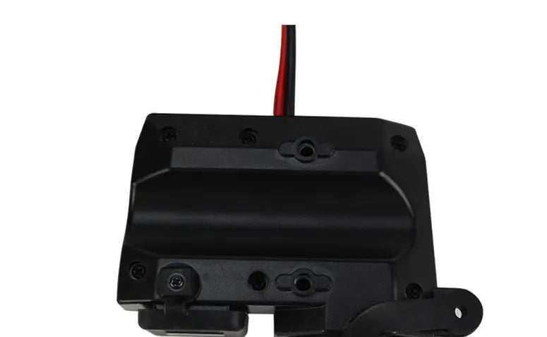 Motorcycle USB waterproof car charger with dual ports voltmeter and cigarette lighter black