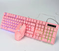 TX35 mechanical feeling computer keyboard with 1.5m cable in white or black rainbow colour
