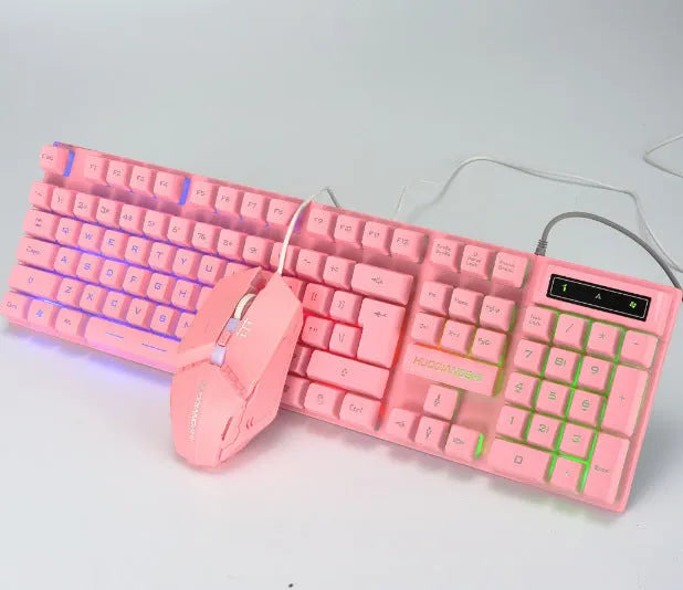 TX35 mechanical feeling computer keyboard with 1.5m cable in white or black rainbow colour