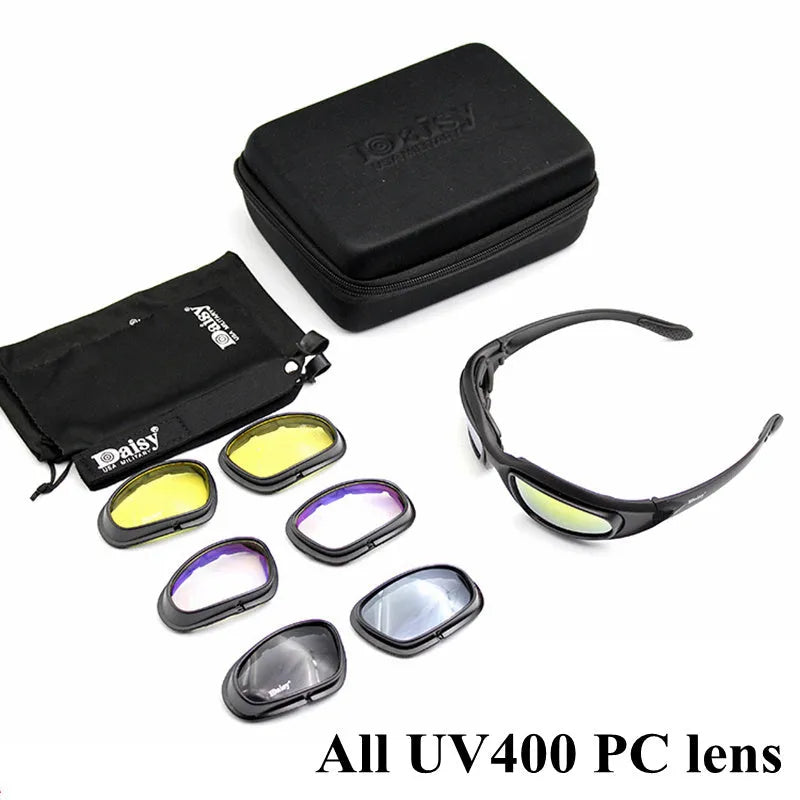 Unisex C5 polarised sport sunglasses with plastic frame and polycarbonate lenses on white background