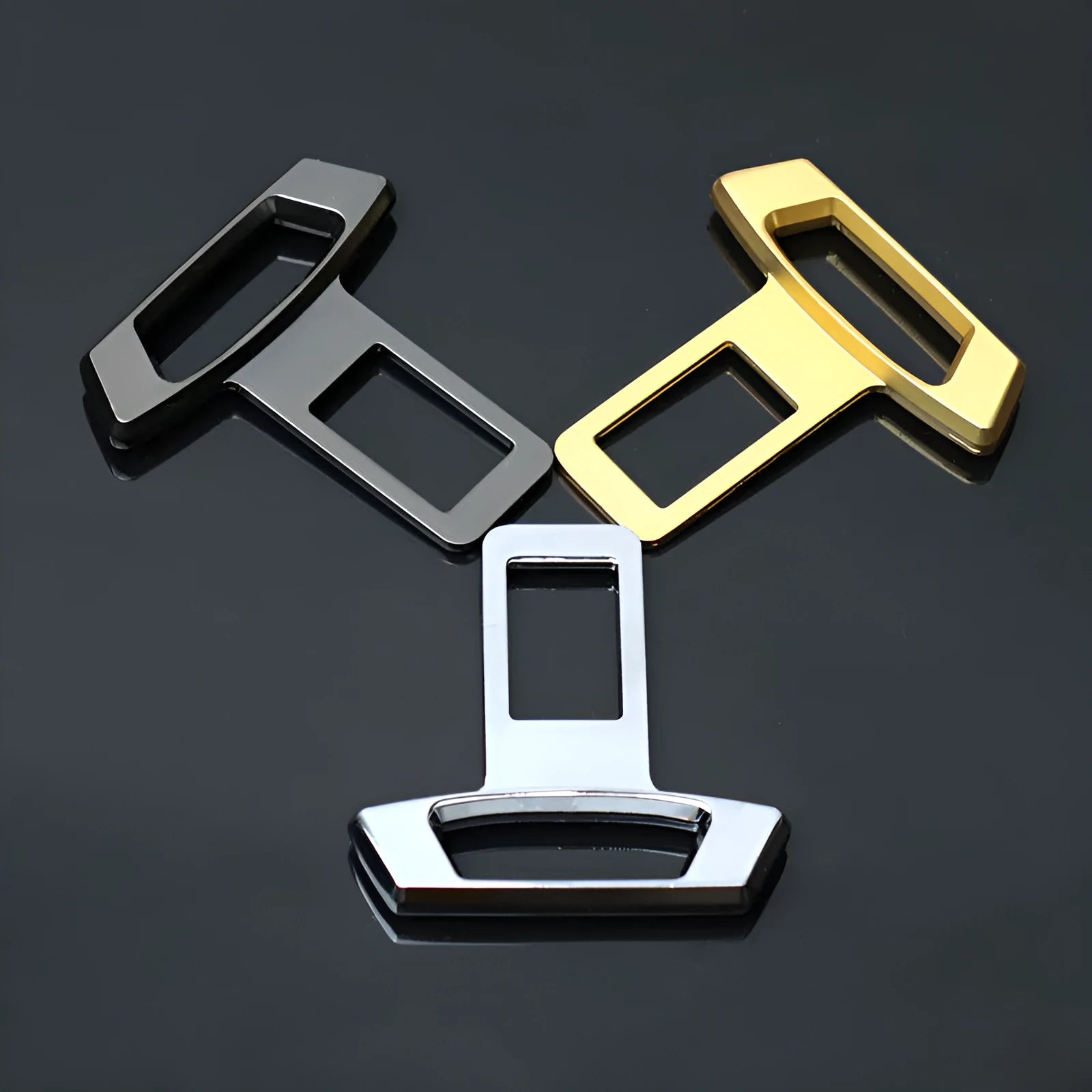 Metal car audio silencer insert in matte black, gold and silver colour options