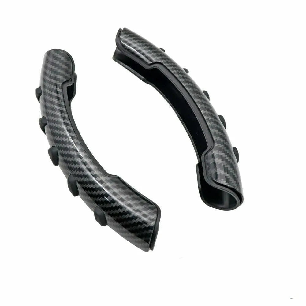 Carbon fibre black steering wheel anti-skid sleeve for 38cm diameter wheels