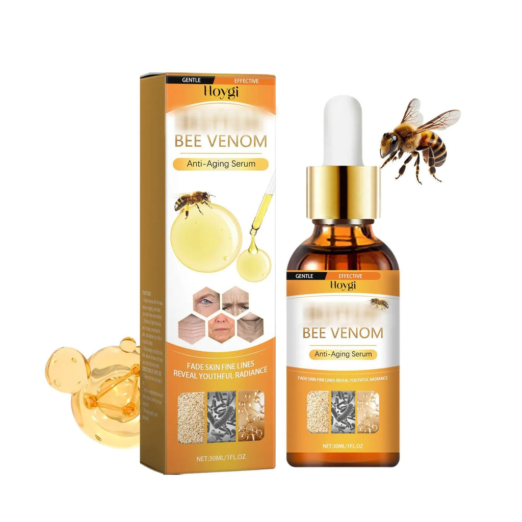 30ml anti-aging essence liquid bottle with dropper applicator for facial skincare