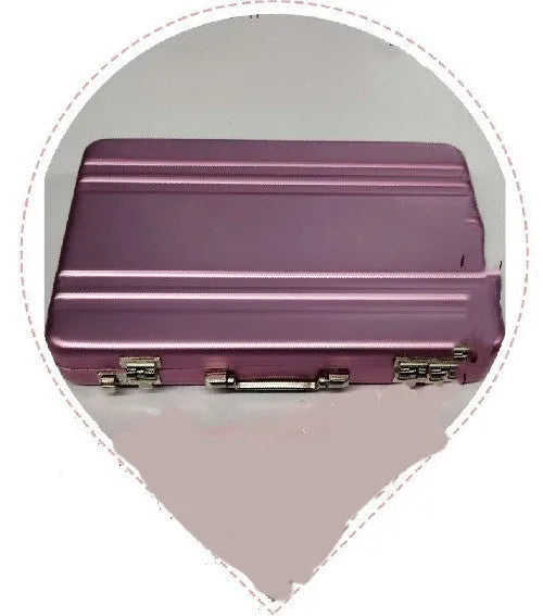 Aluminium alloy metal card holder in six colours with 16mm thickness