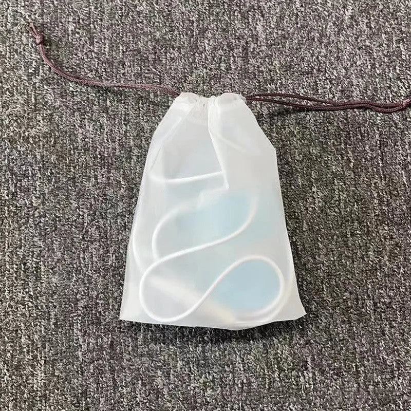 Blue inflatable camping lantern with USB charging, aluminium alloy body, 65cm or 85cm sizes, with drawstring pouch