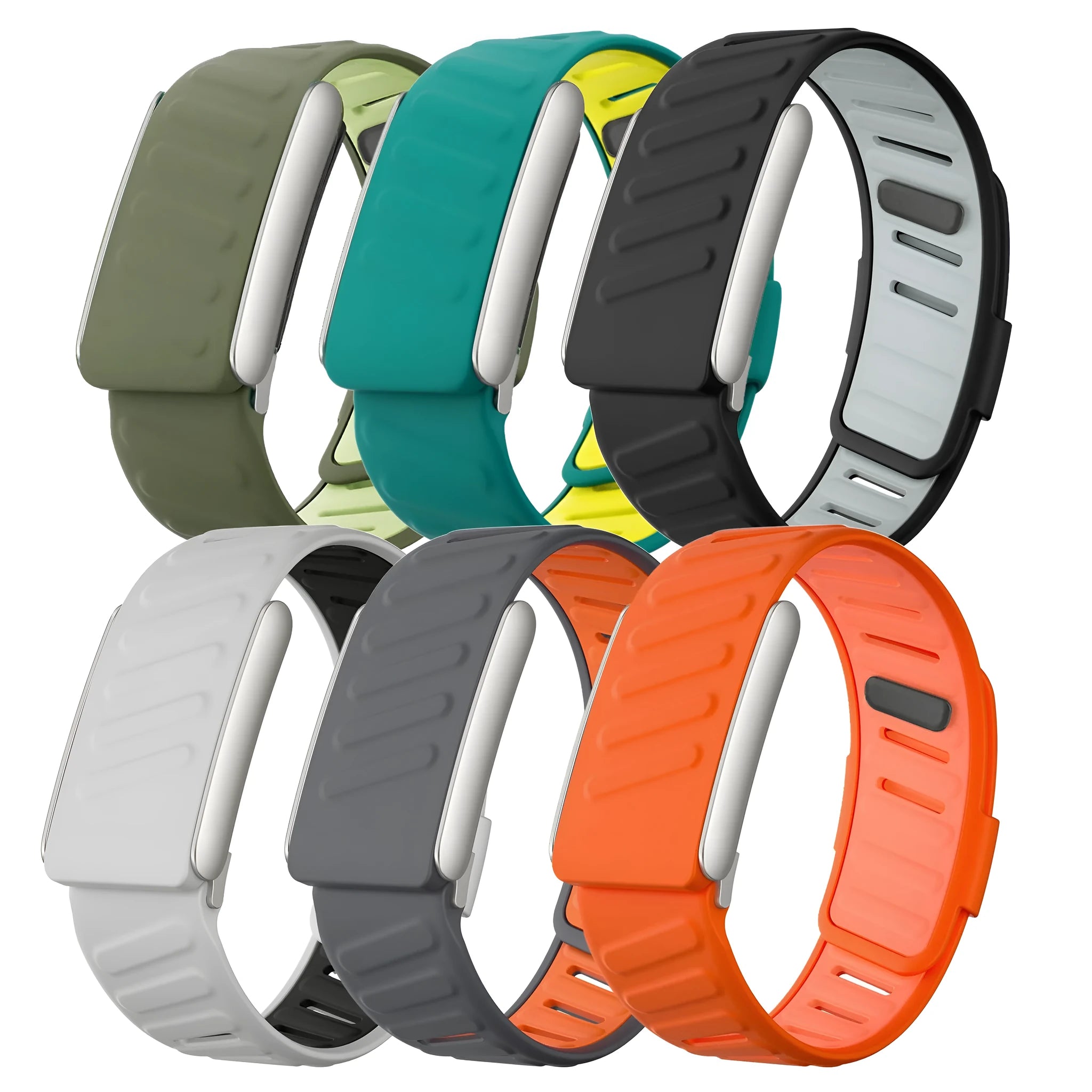 One To One For Whoop 50 One Peak MG replacement wristband in green for fitness and running exercise