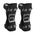 Adjustable knee support brace with carbon steel spring and Velcro straps for 40kg strength increase