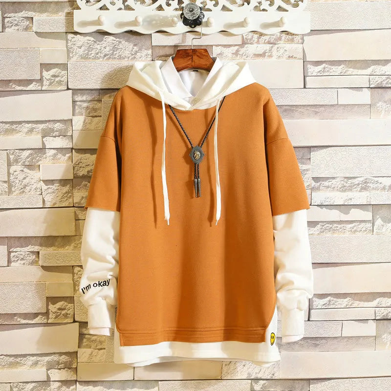 Casual hoodie sport coat in cotton blend 52% cotton, matching colours leisure wear, available in various sizes
