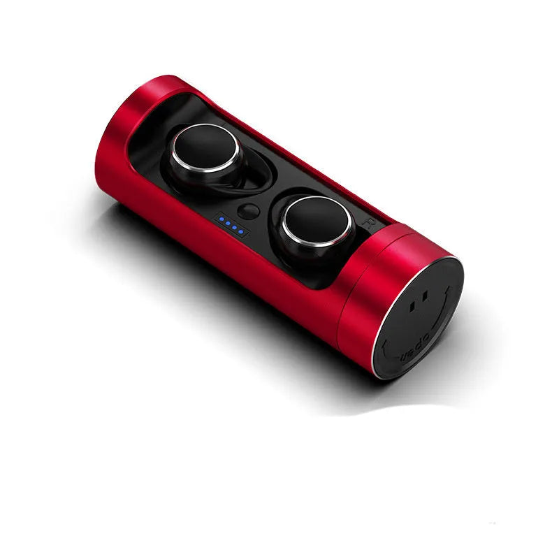 Bluetooth 5.0 wireless headset in Dark Grey, Red, or Silver with Realtek 8763BFR chipset