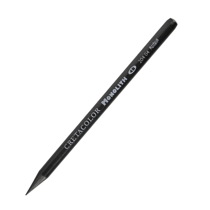 Single 146mm long wood-free graphite sketch pencil for drawing and colouring.