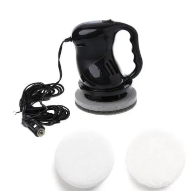 40W car polishing machine with ABS body, red colour, showing cooling holes and integrated switch handle