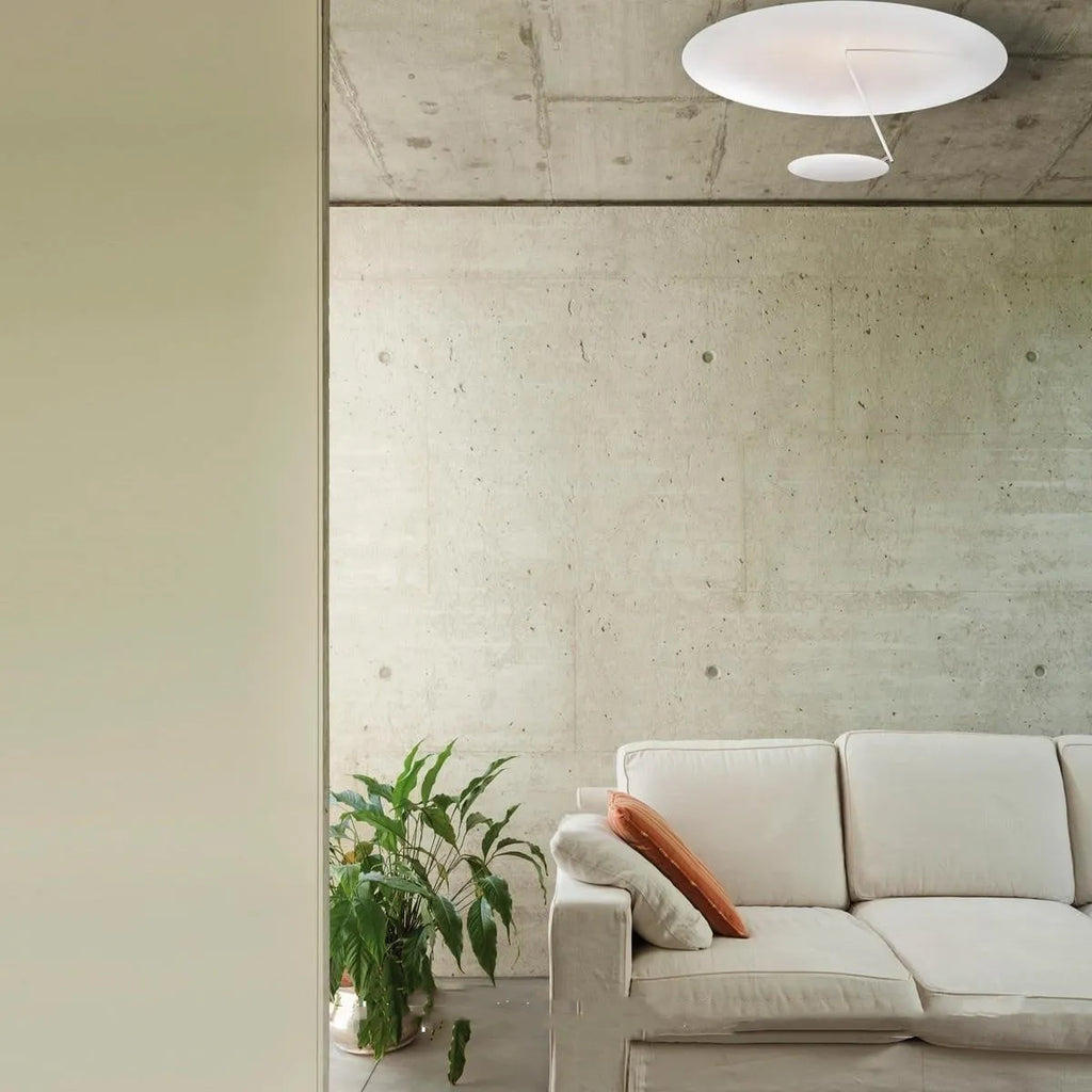Modern 50cm diameter iron art chandelier ceiling light with integrated warm white LEDs.