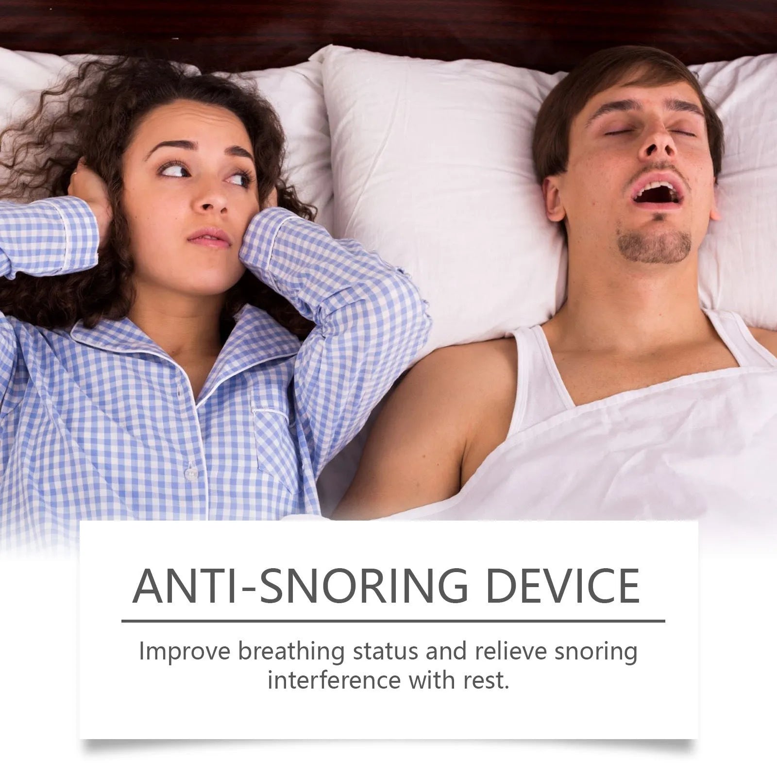 Single-piece anti-snoring nasal dilator device for nighttime breathing support and snoring reduction