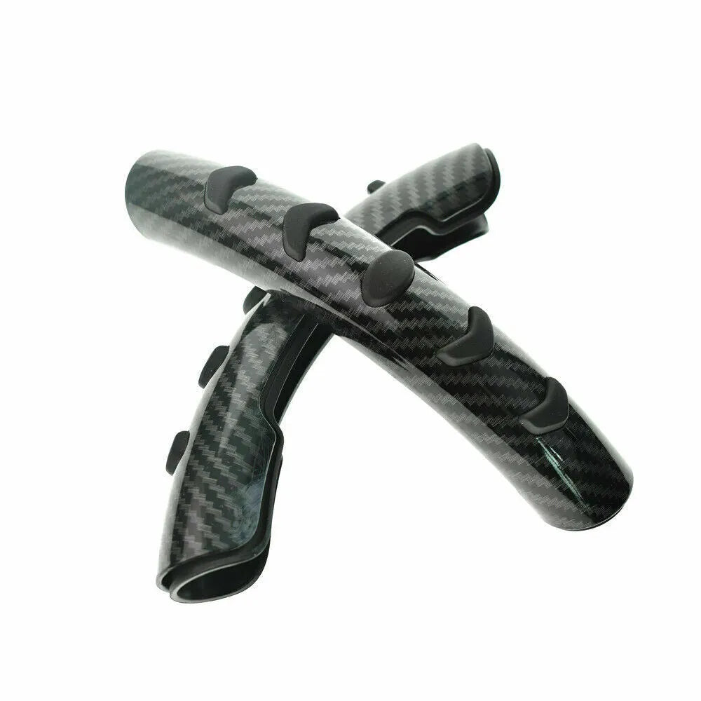Carbon fibre black fibre steering wheel anti-skid sleeve with 38cm diameter.