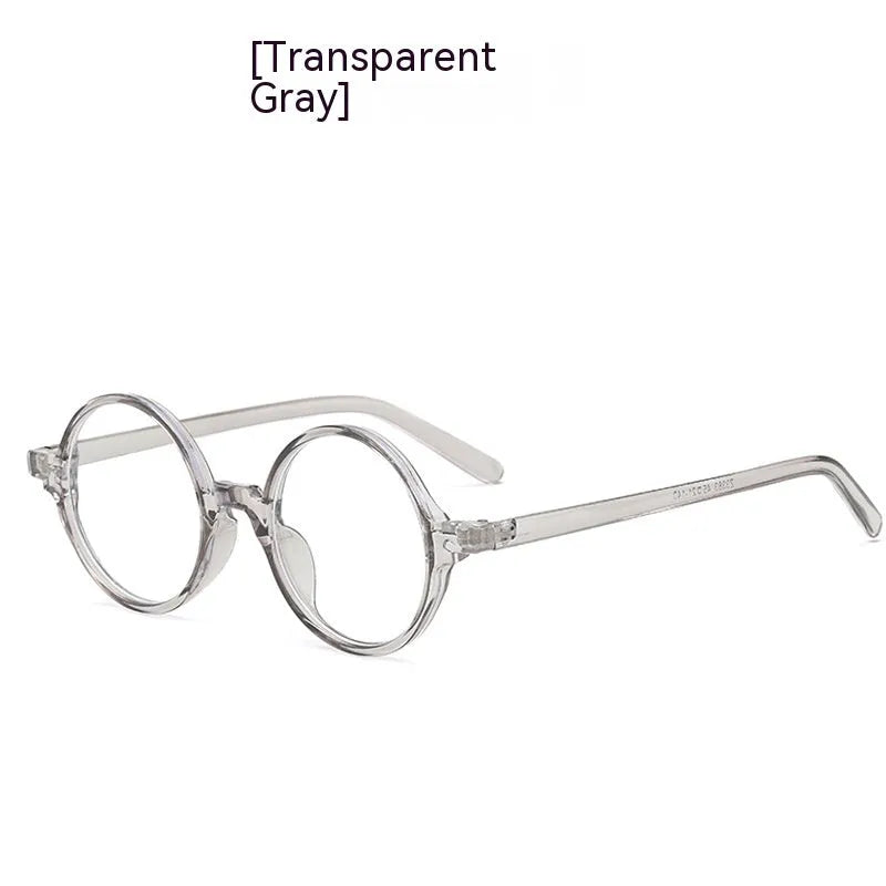 Retro round flat mirror glasses in four colour options for fashion accessories