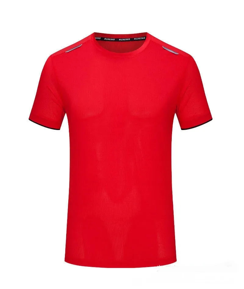 Ice silk quick-drying work T-shirt in loose fit with solid colour options