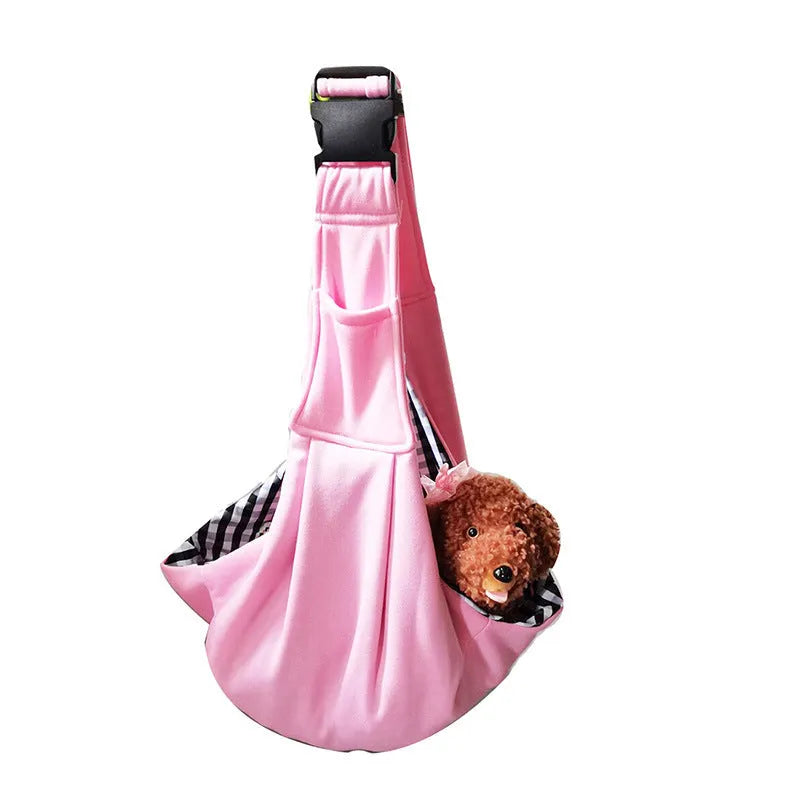 Folding cat messenger backpack with breathable mesh panels in multiple colour options