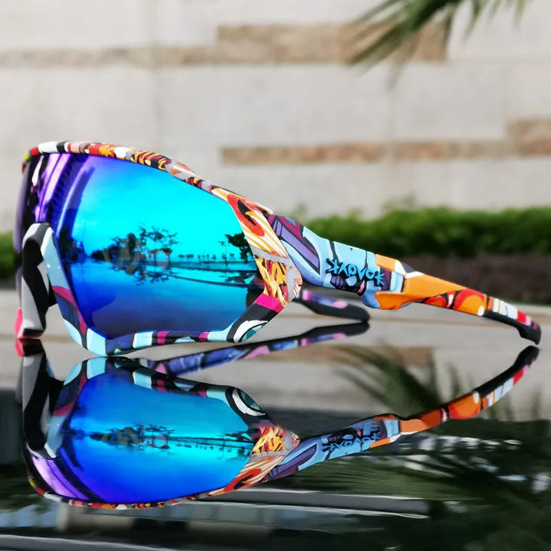 TR90 full rim polarized cycling glasses for outdoor sports running riding