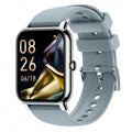 Smart Watch P90 with 185 square screen, Bluetooth calling, heart rate, sleep monitoring, in five colour options including gold steel strap