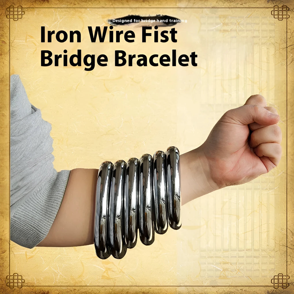 Wing Chun carbon steel training ring in three sizes for martial arts hand strength conditioning