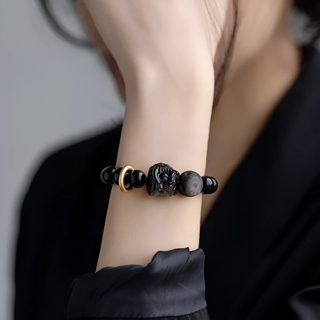 Chinese style resin fashion bracelet for men and women in S519 design.