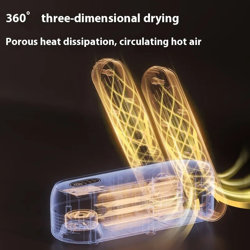 D4 black automatic shoes dryer machine with timing function and 220V operation
