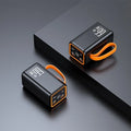 PD66W 20000mAh fast charge power bank in black or white with creative design