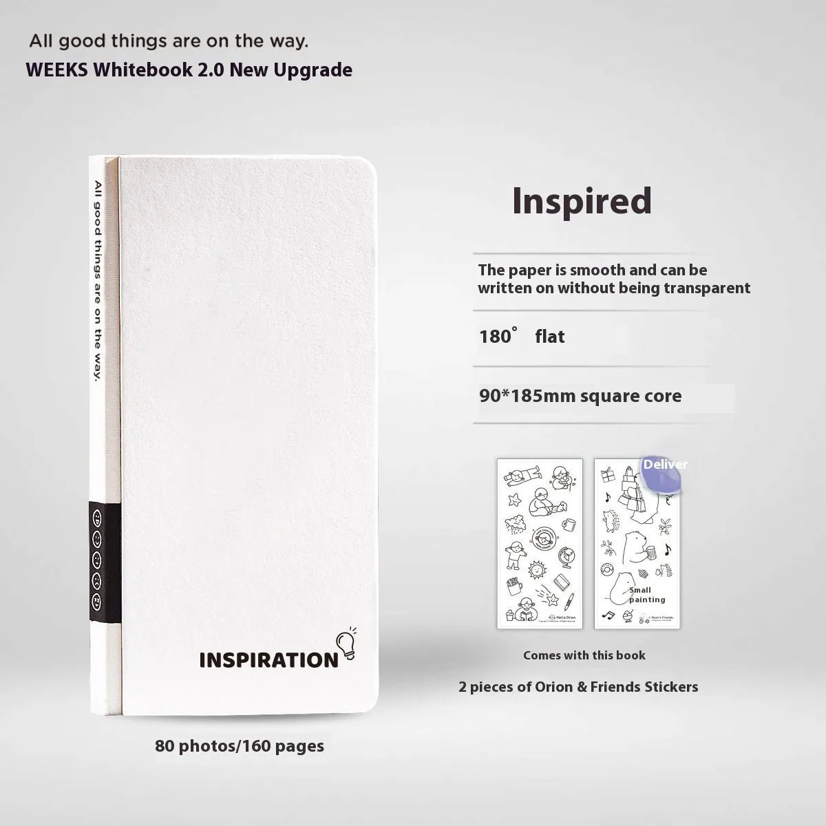 Children's simple plaid journal notebook with paper cover and colourful sticker sheets